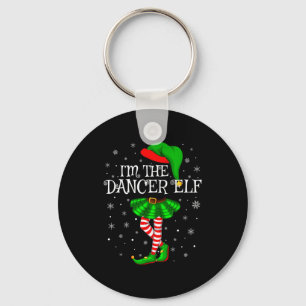 Family Matching Women Girls I'm The Dancer Elf Chr Keychain