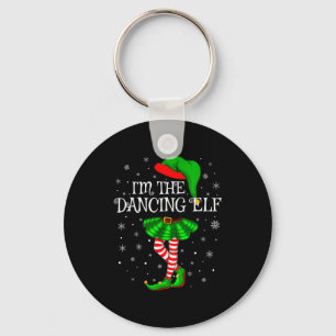 Family Matching Women Girls I'm The Dancing Elf Ch Keychain