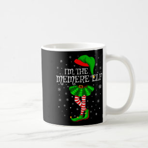 Family Matching Women Girls I'm The Memere Elf Chr Coffee Mug