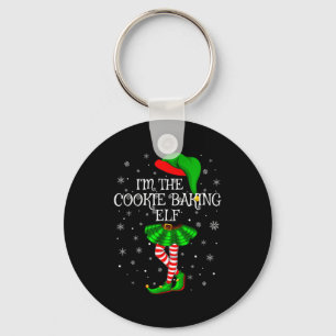 Family Matching Women Girls The Cookie Baking Elf Keychain