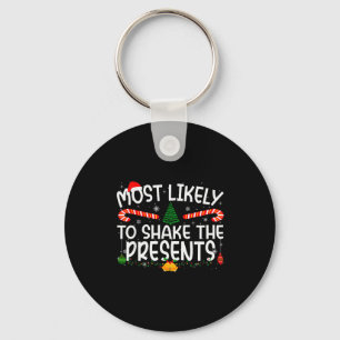 Family Matching Xmas Most Likely To Shake The  Keychain
