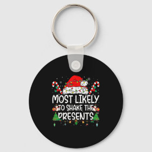 Family Matching Xmas Most Likely To Shake The  Keychain