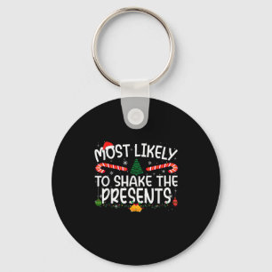 Family Matching Xmas Most Likely To Shake The  Keychain