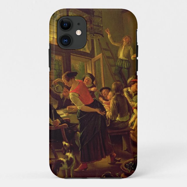 Family Meal (oil on canvas) Case-Mate iPhone Case (Back)