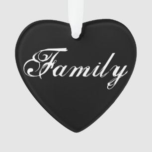 "Family means" Heart Ornament