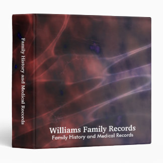 Family Medical History Abstract Cells Binder