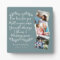 Family Memorial Three Photo Keepsake Plaque