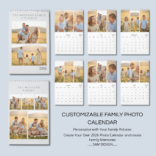 Family Memories 2026 Photo Calendar Cherish Ever
