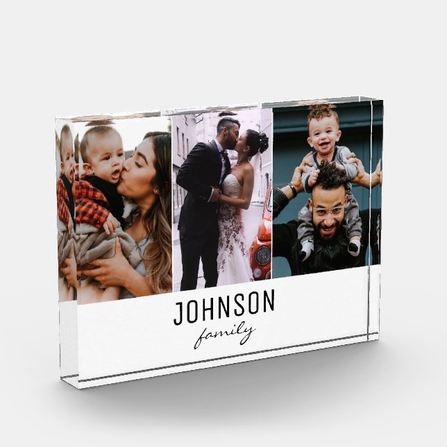 Family Memories Custom Photo Name (Left)