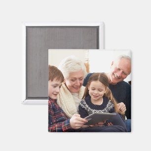Family Memories Personalized Grandparent Photo Magnet