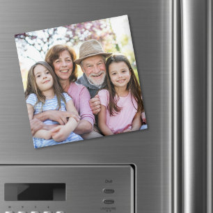 Family Memories Personalized Grandparent Photo Magnet