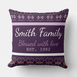 Family Memories Throw Pillow