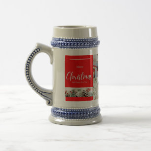 family Merry Christmas and Happy New Year  Beer Stein