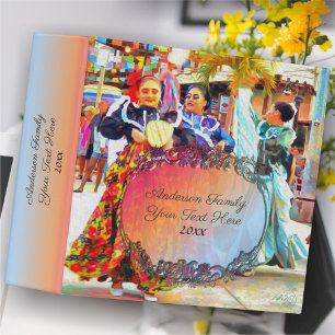 Family Mexican Festival Dancers 2549 Binder
