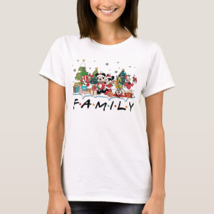 family mickey and friend christmas T-Shirt