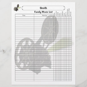 Family Movie List Page