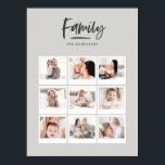 family multi photo photograph print<br><div class="desc">family multi photo photograph print. Ideal Christmas,  birthday or anniversary gift. Change the color to customize.</div>