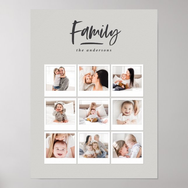 family multi photo photograph print (Front)