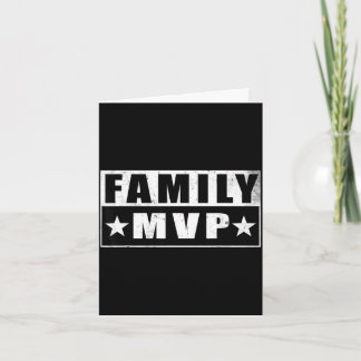 Family mvp mother's day card