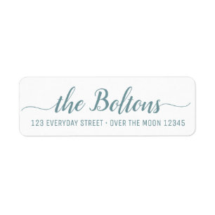Family Name Custom Calligraphy Modern Font Elegant