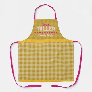 Family name family night vacation  apron