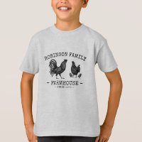 Family Name Farmhouse Hen Chicks Rooster