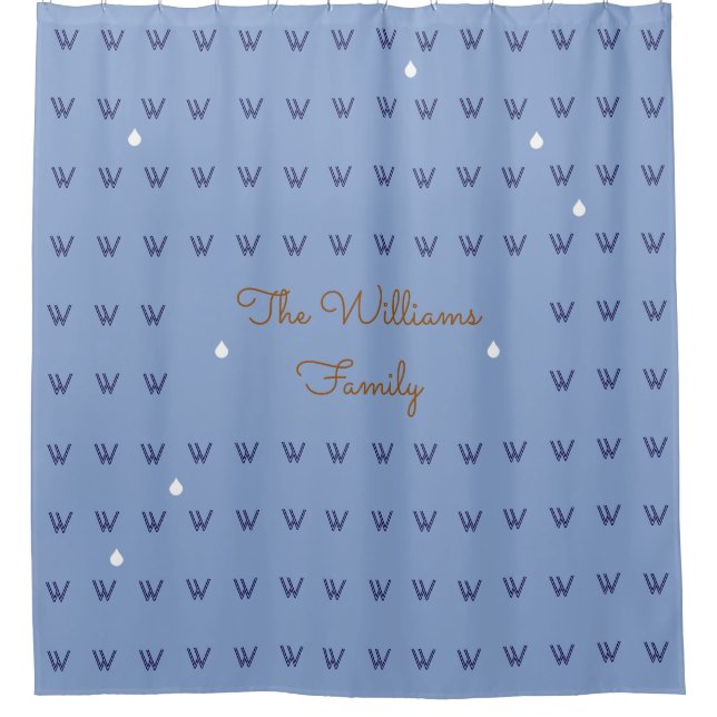 family name personalized blue (custom) (Front)