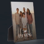 Family Name Personalized Photo Desktop Plaque<br><div class="desc">Simply personalize with your text and photo(s) and create a one-of-a-kind gift for yourself or someone you love! Background colour can be changed to any colour of your choice!</div>