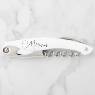 Family Name  Personalized Stylish Corkscrew