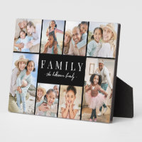 Family Name Photo Collage