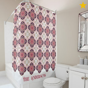 Family Name Spanish Tiles Flower Pattern Azulejos