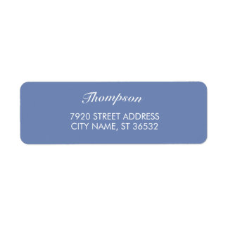 Family Name Stylish Blue Grey