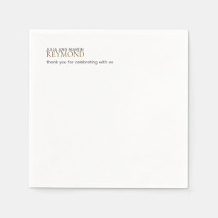 Family Name / Surname with custom words Napkin