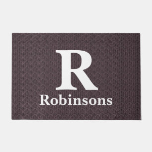 Family Name Sweater Doormat