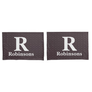Family Name Sweater Pillowcases