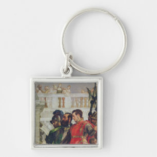 Family of Darius before Alexander the Great Keychain