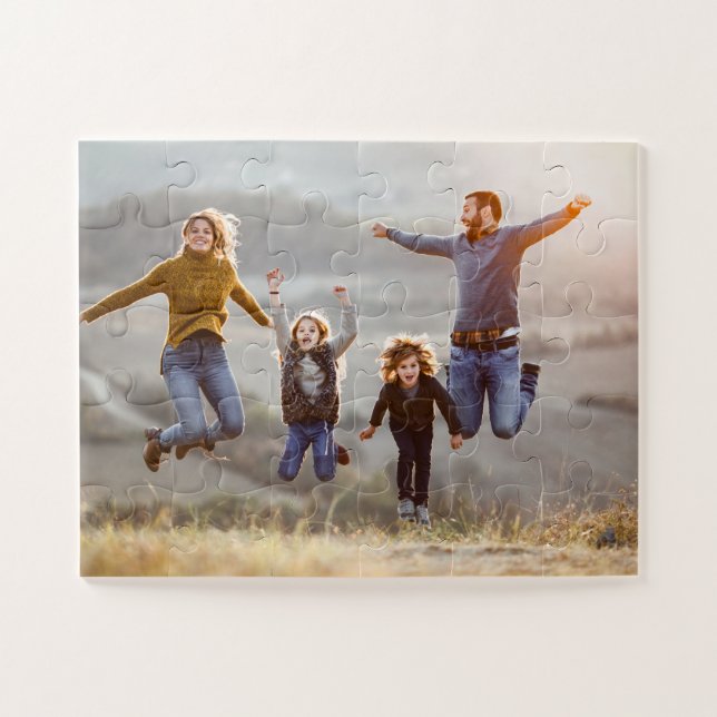 Family Oversized 11" x 14" Jigsaw Puzzle (Horizontal)