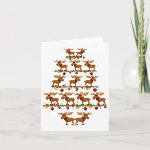 Family Pajama Sets Christmas Matching Moose Xmas T Card
