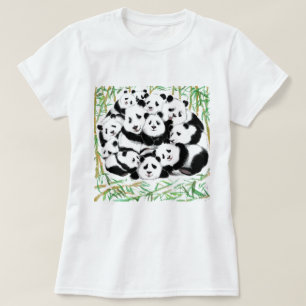 Family Pandas T-Shirt Funny