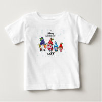 Family Personalized Baby's Family Gnomes girl baby