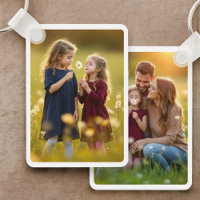 Family Personalized Custom Two Photo Double