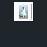 Family Personalized Photo and Text Typography Canvas Print<br><div class="desc">Family Personalized Photo and Text Typography wall art - Canvas Print from - add your own photograph and text to this great canvas</div>