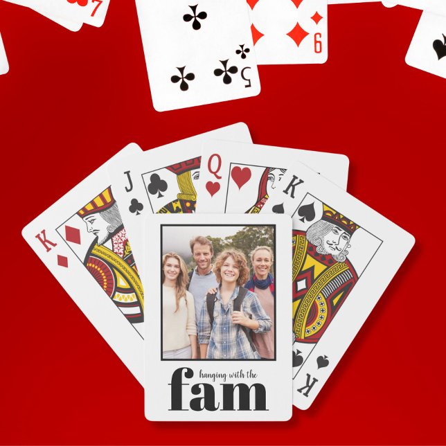 Family Personalized Photo Playing Cards (Creator Uploaded)