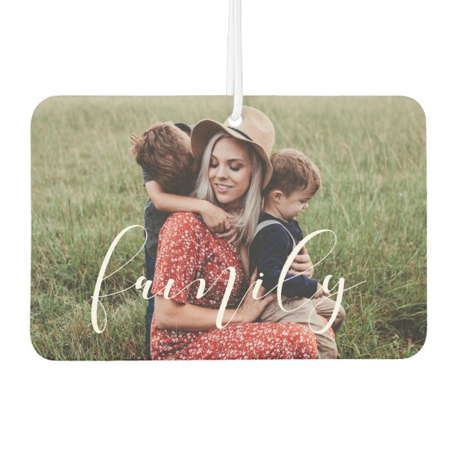 Family Personalized picture Air Freshener (Front)