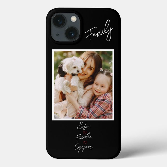 Family phone cases -  Personalized Name (Back)