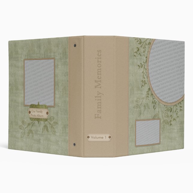 Family Photo Album Binder (Background)