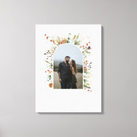 Family photo arch watercolor botanical elegant can