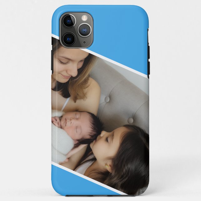 Family Photo  blue  Case-Mate iPhone Case (Back)