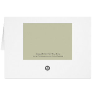 Family Photo Christmas Card Holy Land Theme