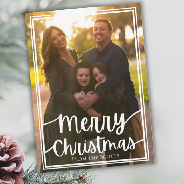 Family Photo Christmas Cards - Custom Template (Family Photo Christmas Cards Custom Template)